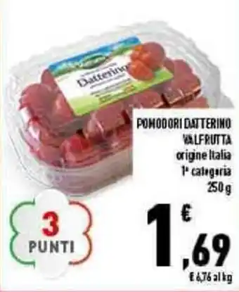 Conad Valfrutta Pomodori Datterino 250g offerta