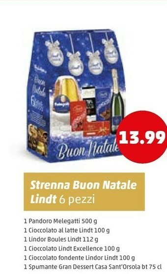 PENNY Strenna buon natale lindt offerta