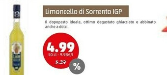 PENNY Limoncello di sorrento igp offerta