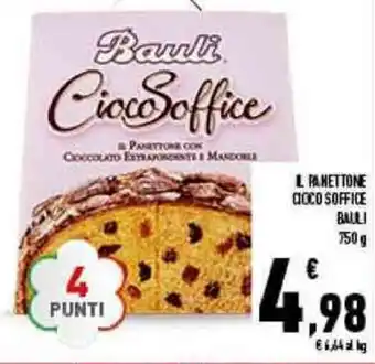 Conad Bauli Il Panettone Cioco Soffice 750g offerta
