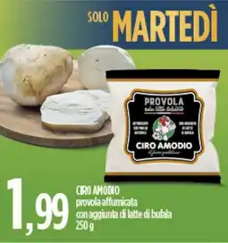 Ciro Amodio CIRO AMODIO provola affumicata con aggiunta di latte di bufala offerta