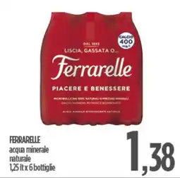 Ciro Amodio FERRARELLE acqua minerale naturale offerta