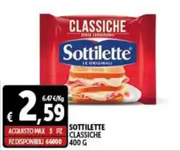 Gourmet Déco Sottilette classiche offerta