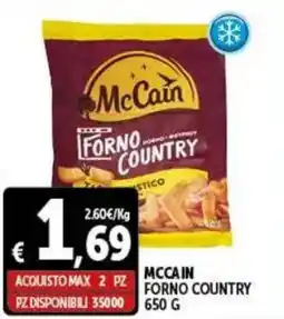 Gourmet Déco Mccain forno country offerta