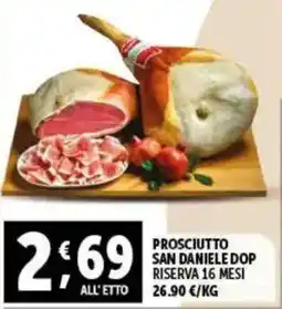 Gourmet Déco Prosciutto san daniele dop riserva 16 mesi offerta