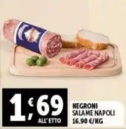 Gourmet Déco Negroni salame napoli offerta