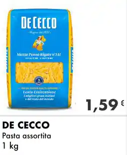Iper Tosano DE CECCO Pasta assortita offerta