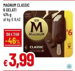 Famila MAGNUM CLASSIC 6 GELATI offerta
