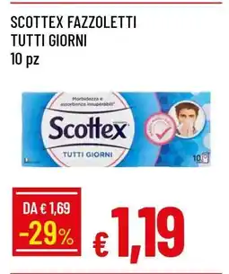 Famila SCOTTEX FAZZOLETTI TUTTI GIORNI offerta