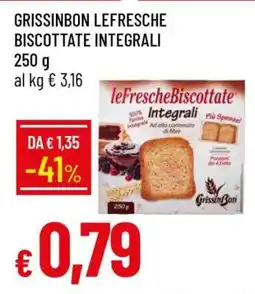 Famila GRISSINBON LEFRESCHE BISCOTTATE INTEGRALI offerta