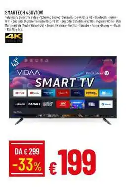 Famila SMARTECH 43UV10V1 offerta