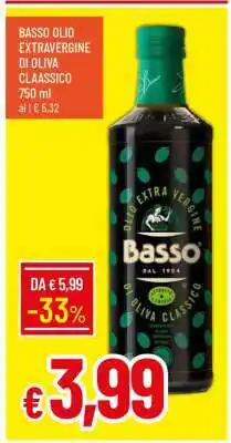 Famila BASSO OLIO EXTRAVERGINE DI OLIVA CLASSICO offerta