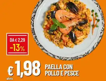 Famila PAELLA CON POLLO E PESCE offerta