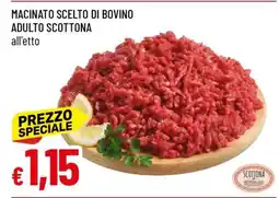 Famila Macinato Scelto di Bovino Adulto Scottona offerta