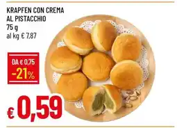 Famila KRAPFEN CON CREMA AL PISTACCHIO offerta