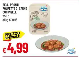 Famila BELLI PRONTI POLPETTE DI CARNE CON PISELLI offerta