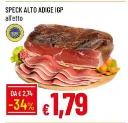 Famila Speck Alto Adige IGP offerta