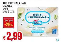 Famila ARBI CUORI DI MERLUZZO D’ALASKA offerta
