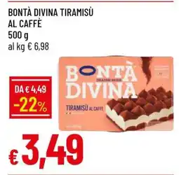 Famila Bontà Divina Tiramisù al Caffè offerta