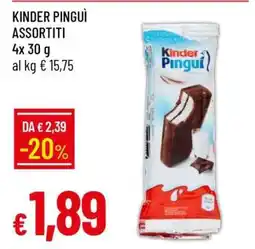 Famila KINDER PINGUÌ ASSORTITI offerta