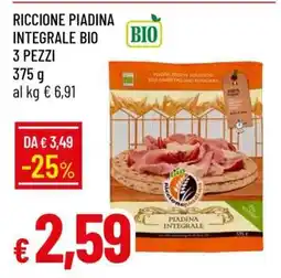 Famila RICCIONE PIADINA INTEGRALE BIO offerta