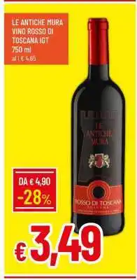Famila LE ANTICHE MURA VINO ROSSO DI TOSCANA IGT offerta