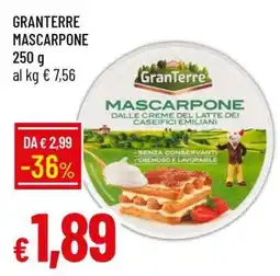 Famila GRANTERRE MASCARPONE offerta