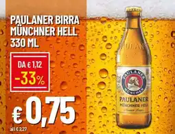 Famila PAULANER BIRRA MÜNCHNER HELL 330 ML offerta