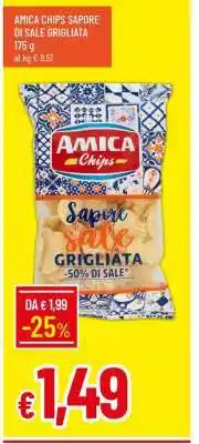 Famila AMICA CHIPS SAPORE DI SALE GRIGLIATA offerta