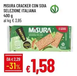 Famila MISURA CRACKER CON SOIA SELEZIONE ITALIANA offerta