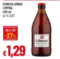 Famila ICHNUSA AMBRA LIMPIDA offerta