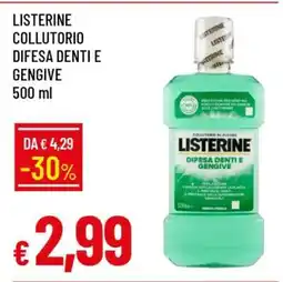 Famila LISTERINE COLLUTORIO DIFESA DENTI E GENGIVE offerta