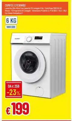 Famila COMFEE CFE10W60 offerta