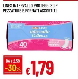Famila LINES INTERVALLO PROTEGGI SLIP offerta