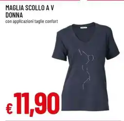 Famila MAGLIA SCOLLO A V DONNA offerta