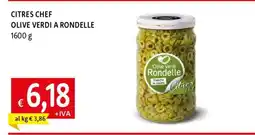 Famila CITRES CHEF OLIVE VERDI A RONDELLE offerta