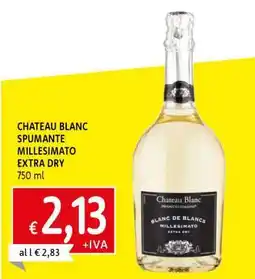 Famila CHATEAU BLANC SPUMANTE MILLESIMATO EXTRA DRY offerta