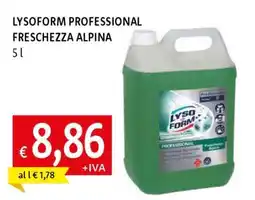 Famila LYSOFORM PROFESSIONAL FRESCHEZZA ALPINA offerta