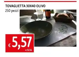 Famila TOVAGLIETTA 30X40 OLIVO offerta