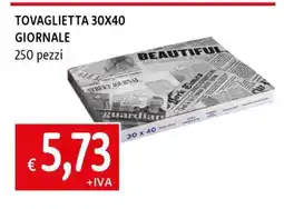 Famila TOVAGLIETTA 30X40 GIORNALE offerta