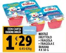 Gourmet Déco Nestle fruttolo fragola - fragola e banana offerta