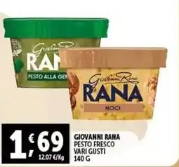 Gourmet Déco Giovanni rana pesto fresco vari gusti offerta