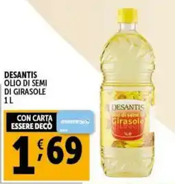 Gourmet Déco Desantis olio di semi di girasole offerta