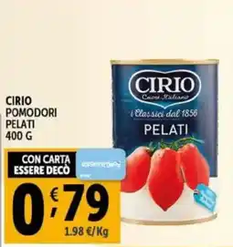 Gourmet Déco Cirio pomodori pelati offerta