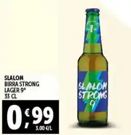 Gourmet Déco Slalom birra strong lager 9° offerta