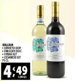 Gourmet Déco Idillium orvieto dop - frascati doc - syrah igt - cesanese igt offerta