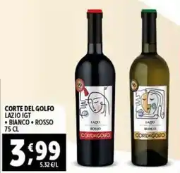 Gourmet Déco Corte del golfo lazio igt bianco rosso offerta