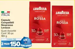 Carrefour Market Capsule Compatibili Nespresso Lavazza offerta