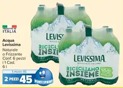 Carrefour Market Acqua Levissima offerta