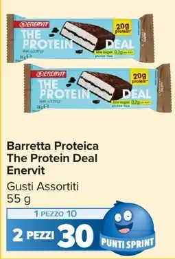 Carrefour Market Barretta Proteica The Protein Deal Enervit offerta